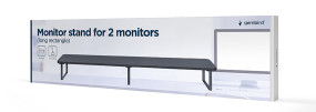 foto de SOPORTE DE MONITOR GEMBIRD PARA DOS MONITORES FORMA RECTANGULAR