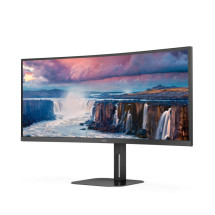 foto de MONITOR AOC 34 CU34V5C/BK WQHD 100HZ FREES HAS USBC 3SFL