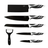 foto de SET 6 CUCHILLOS CECOTEC SWISS NEGRO