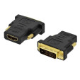 foto de ADAPTADOR HDMI EWENT DVI-D 24+1 MACHO A HDMI HEMBRA NEGRO