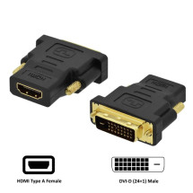 foto de ADAPTADOR HDMI EWENT DVI-D 24+1 MACHO A HDMI HEMBRA NEGRO