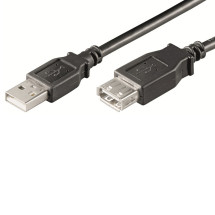 foto de CABLE ALARGADOR USB EWENT USB-A MACHO USB-A HEMBRA 1m
