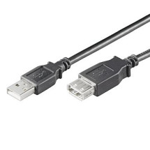 foto de CABLE ALARGADOR USB EWENT USB-A MACHO USB-A HEMBRA 1,8m
