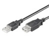 foto de CABLE ALARGADOR USB EWENT USB-A MACHO USB-A HEMBRA 1,8m
