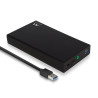 foto de CAJA EXTERNA DISCO DURO EWENT SATA III DE 3,5 SIN TORNILLOS