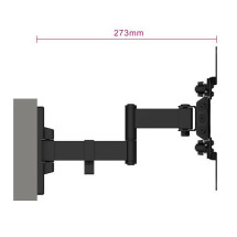foto de SOPORTE DE MONTAJE EWENT PARA TV EASY TURN13 A 42 PULGADAS VESA 200X200