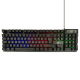 foto de TECLADO GAMING EWENT PT USB RETROILUMINADO MEMBRANA NEGRO