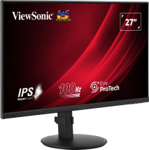 foto de MONITOR VIEWSONIC 27 VA2708-HDJ FHD IPS LED VGA HDMI DP AJUS. ALTURA