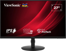 foto de MONITOR VIEWSONIC 27 VA2708-HDJ FHD IPS LED VGA HDMI DP AJUS. ALTURA