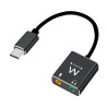 foto de CABLE ADAPTADOR AUDIO EWENT USB C A 2 JACK 3,5 mm AURICULAR Y MICRO