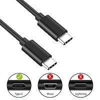 foto de CABLE ALARGADOR USB 2.0 EWENT USB-C MACHO USB-C MACHO 1,8m NEGRO