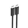 foto de CABLE ALARGADOR USB 2.0 EWENT USB-C MACHO USB-C MACHO 1,8m NEGRO