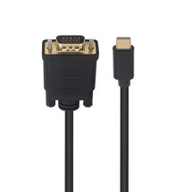 foto de CABLE CONVERTIDOR EWENT USB-C A VGA MACHO 1080p/60Hz 1,8M