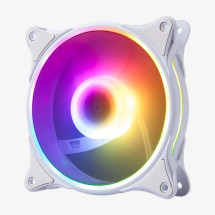 foto de VENTILADOR HIDITEC GAMING ARGB N18-ARGB WHITE 120MM