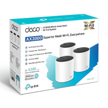foto de EXTENSOR TP-LINK AX3000 TRI-BAND WIFI 6E ROUTER 3-PACK