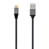 foto de CABLE AISENS USB 3.1 GEN2 ALUMINIO 10GBPS 3A USB-C/M-A/M 1.0M NEGRO