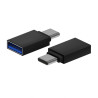 foto de MINI ADAPTADOR AISENS ALUMINIO USB 3.2 GEN1 3A USB-C/M-A/H NEGRO