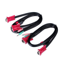 foto de CONMUTADOR KVM AISENS VGA USB 1U-2PC+CABLE NEGRO