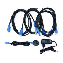 foto de CONMUTADOR KVM AISENS HDMI 4K60HZ USB 1U-2PC CON ALIMENTACION NEGRO