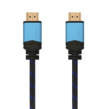 foto de CABLE HDMI AISENS V2.0 PREMIUM 4K60HZ 18GBPS A/M-A/M 0.5M NEGRO AZUL