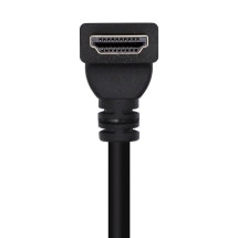 foto de CABLE HDMI AISENS V2.0 ACODADO PREMIUM 4K60HZ A/M-A/M 1.0M