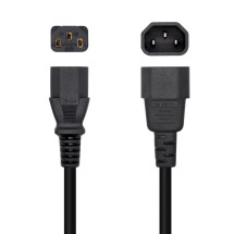 foto de CABLE AISENS ALIMENTACION CPU C13/H-C14/M NEGRO 3mts
