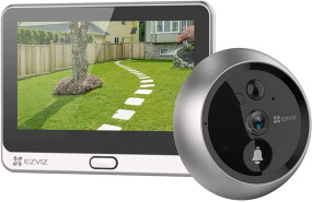 foto de EZVIZ TIMBRE CON MIRILLA SIN CABLES PLATA DP2C