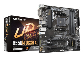 foto de PLACA BASE GIGABYTE B550M DS3H AC AM4 MATX 4XDDR4