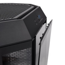 foto de CAJA THERMALTAKE THE TOWER T300  ATX 2XUSB 3.0 SIN FUENTE NEGRO