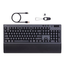 foto de TECLADO THERMALTAKE W1 WIRELESS GAMING CHERRY MX RED NEGRO