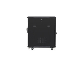 foto de ARMARIO RACK LANBERG 19” 15U 600X800 FLAT PACK NEGRO PUERTA MALLA