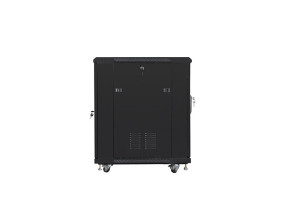 foto de ARMARIO RACK LANBERG 19” 15U 600X800 FLAT PACK NEGRO PUERTA MALLA
