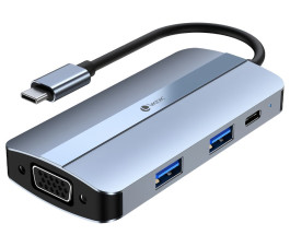 foto de LEOTEC DOCKING STATION 7-1 1USB-C PD100 1USB3.0 1USB-C 1USB2.0 1HDMI