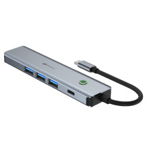 foto de LEOTEC DOCKING STATION 6-1 1USB-C PD100 POWER&DATOS 3USB3.0 1HDMI 4K 30HZ