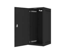 foto de ARMARIO LANBERG MURAL RACK 10 12U/280X310 FLAT PACK NEGRO PUERTA METAL