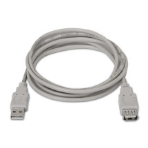 foto de CABLE USB 2.0 AISENS TIPO A/M-A/H BEIGE 3.0M