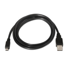foto de CABLE AISENS USB 2.0 TIPO A/M-MICRO B/M NEGRO 3.0M