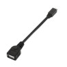 foto de CABLE AISENS USB 2.0 OTG TIPO MICRO B/M-A/H NEGRO 15CM