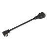 foto de CABLE AISENS USB 2.0 OTG ACODADO TIPO MINI B/M-A/H NEGRO 15CM