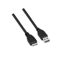 foto de CABLE AISENS USB 3.0 TIPO A/M-MICRO B/M NEGRO 1.0M