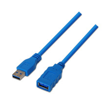 foto de CABLE AISENS USB 3.0 TIPO A/M-A/H AZUL 1.0M