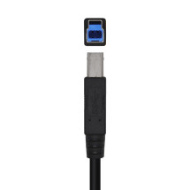 foto de CABLE AISENS USB 3.0 IMPRESORA TIPO A/M-B/M NEGRO 3.0M