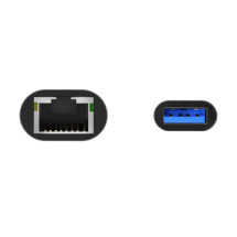 foto de CONVERSOR AISENS USB 3.0 A ETHERNET GIGABIT GRIS 15CM