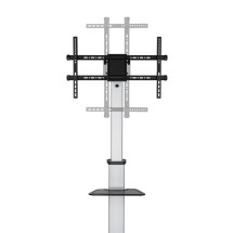 foto de SOPORTE SUELO AISENS RUEDAS BANDEJA DVD PANTALLA 50KG 37-86