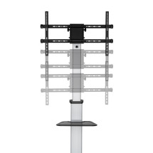 foto de SOPORTE SUELO AISENS RUEDAS BANDEJA DVD PANTALLA 50KG 37-86