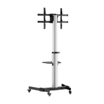 foto de SOPORTE SUELO AISENS RUEDAS BANDEJA DVD PANTALLA 50KG 37-86