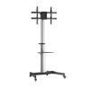 foto de SOPORTE SUELO AISENS RUEDAS BANDEJA DVD PANTALLA 50KG 37-86