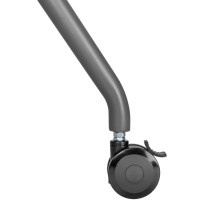 foto de SOPORTE SUELO AISENS RUEDAS BANDEJA DVD PANTALLA 120KG 50-86