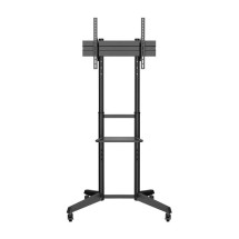 foto de SOPORTE SUELO AISENS RUEDAS BANDEJA DVD PANTALLA 50KG 37-70