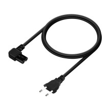 foto de CABLE ALIMENTACION AISENS ACODADO FORMA 8 CEE7/16/M-C7/H 3mts